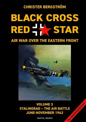 Black cross red star volume - black,