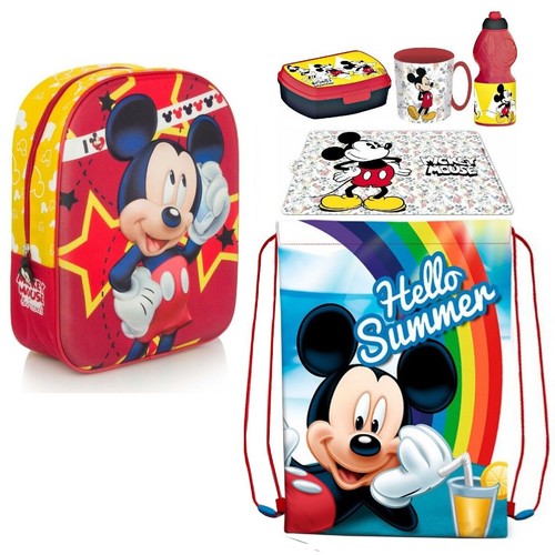 Set zainetto scuola - zainetto, topolino
